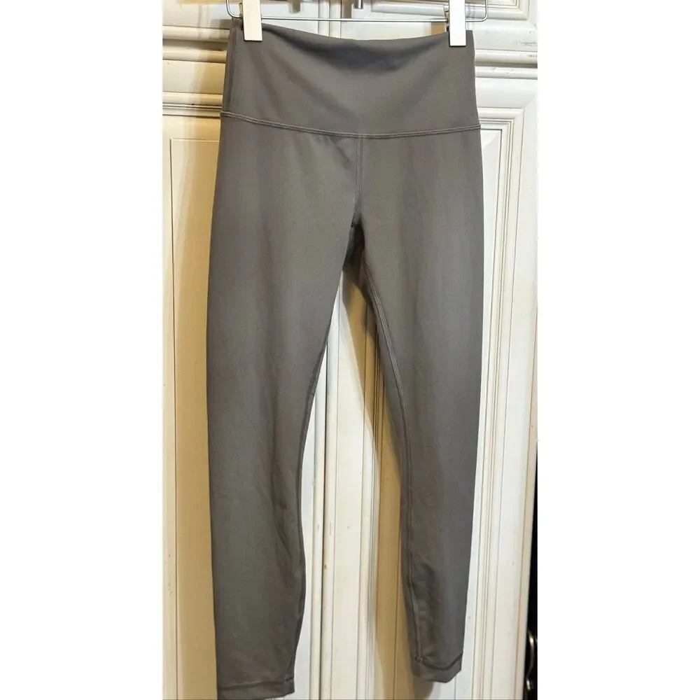 Lululemon Women's Pull On Stretch Athletic Yoga Cropped Leggings Black Size 6 - Picture 3 of 9